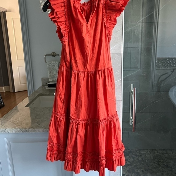 ULLA JOHNSON Joan Tiered Ruffle Dress - Picture 8 of 11